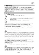 Preview for 111 page of T.I.P. HWW 1000/25 Plus F Operating Instructions Manual