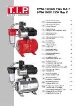 T.I.P. HWW 1300/25 Plus TLS F Operating Instructions Manual preview