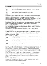 Preview for 49 page of T.I.P. Maxima 180 PX Translation Of Original Operating Instructions