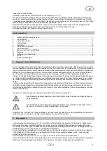 Preview for 3 page of T.I.P. Maxima 300 SX Operating Instructions Manual