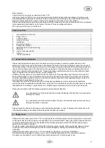 Preview for 9 page of T.I.P. Maxima 300 SX Operating Instructions Manual