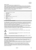 Preview for 27 page of T.I.P. Maxima 300 SX Operating Instructions Manual