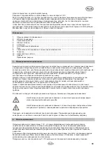 Preview for 101 page of T.I.P. Maxima 300 SX Operating Instructions Manual