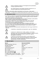 Preview for 55 page of T.I.P. Maxima 350 IPX DUO Operating Instructions Manual