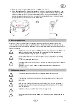 Preview for 79 page of T.I.P. Maxima 350 IPX DUO Operating Instructions Manual