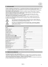 Предварительный просмотр 29 страницы T.I.P. Maxima 400 CX Operating Instructions Manual