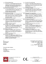 Preview for 2 page of T.I.P. MSC 3/3 M Operating Instructions Manual