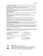 Preview for 9 page of T.I.P. PMA 8000 UV 9 Operating Instructions Manual