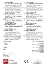 Preview for 2 page of T.I.P. TFP 8000 UV 9 Operating Instructions Manual