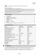 Preview for 3 page of T.I.P. TFP 8000 UV 9 Operating Instructions Manual