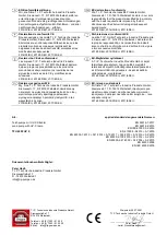 Предварительный просмотр 2 страницы T.I.P. TFU 2000 UV 9 Translation Of Original Operating Instructions