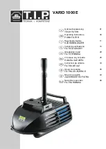 T.I.P. VARIO 1000 E Operating Instructions Manual preview
