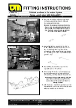 Preview for 7 page of T.J.M. T13 Outback Frontal Protection System Fitting Instructions Manual