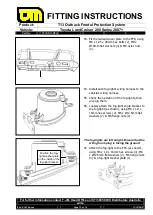 Preview for 13 page of T.J.M. T13 Outback Frontal Protection System Fitting Instructions Manual