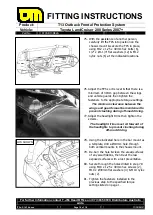 Preview for 16 page of T.J.M. T13 Outback Frontal Protection System Fitting Instructions Manual