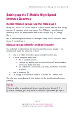 Preview for 10 page of T-Mobile 5G21-12W-A User Manual