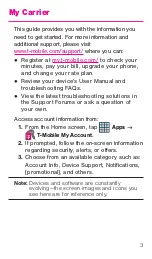 Preview for 4 page of T-Mobile GALAXY AVANT Start Manual