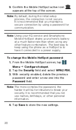 Preview for 21 page of T-Mobile GALAXY AVANT Start Manual