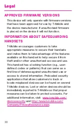 Preview for 31 page of T-Mobile GALAXY AVANT Start Manual