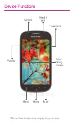 Предварительный просмотр 3 страницы T-Mobile Samsung Garda Start Manual