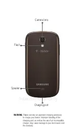 Предварительный просмотр 4 страницы T-Mobile Samsung Garda Start Manual