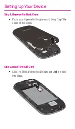 Предварительный просмотр 5 страницы T-Mobile Samsung Garda Start Manual