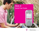 Preview for 1 page of T-Mobile SDA II Quick Start Manual