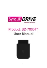 Preview for 1 page of T-Mobile SyncUP DRIVE SD-7000T1 User Manual