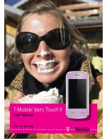 T-Mobile vairy touch II User Manual предпросмотр