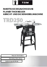 T.O.M TRD250 Operating Instructions Manual preview