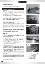 Preview for 22 page of T.O.M TRD250 Operating Instructions Manual