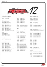 Preview for 19 page of T.O.P. Racing Rebel 12 Manual