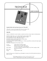 Preview for 7 page of T-Rex BETAVIBE User Manual