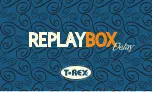 T-Rex REPLAY BOX DELAY Manual preview