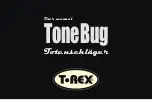 Предварительный просмотр 1 страницы T-Rex ToneBug Totenschläger User Manual