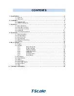 Preview for 2 page of T Scale T-Touch A7-11 Technical Manual