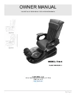 Preview for 1 page of T-SPA T-818 Owner'S Manual