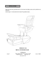 Предварительный просмотр 11 страницы T-SPA T-900 Owner'S Manual