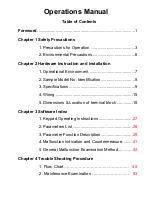 Preview for 62 page of T-Verter E2 Series Operating Manual