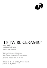 Preview for 1 page of T3 TWIRL CERAMIC 77581 User Manual