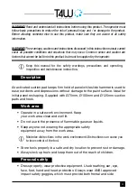 Preview for 4 page of T4W 59475 Operation Manual