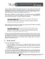 Preview for 4 page of T4W TW-2B Operation Manual