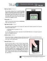 Preview for 6 page of T4W TW-2B Operation Manual