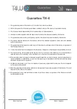 Preview for 9 page of T4W TW-6 Operation Manual