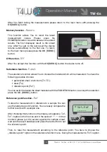 Preview for 6 page of T4W TW-6s Operation Manual