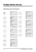 Предварительный просмотр 10 страницы TA ENGINEERING PM-30E Operating Instructions Manual