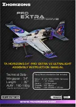 TA HORIZONS PRO EXTRA V2 ULTRALIGHT V2 Series Assembly & Instruction Manual preview