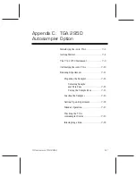 Предварительный просмотр 215 страницы TA Instruments TGA 2950 Operator'S Manual