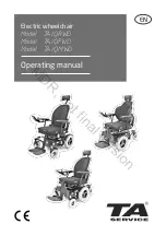 Предварительный просмотр 1 страницы TA Service TA IQ FWD Operating Manual