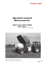 Preview for 1 page of Taarup BIO+ B4000 Operator'S Manual